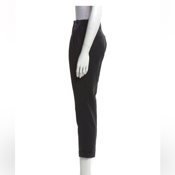 Nili Lotan Black Cropped Pantsuit Tailored - Picture 2 of 3